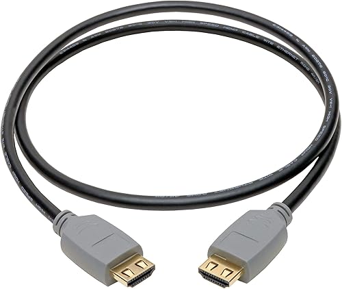 Miniatura 4 de Tripp Lite Cable HDMI 2.0a 4K de alta velocidad con conectores de agarre (MM), negro, 25 pies (P568-025-2A)