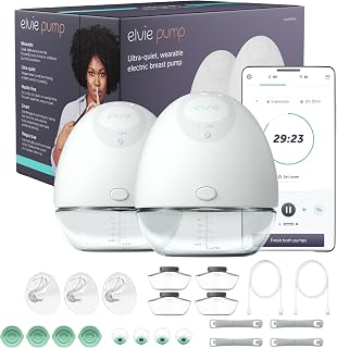 Elvie Double, Wearable Breast Pump w/App
