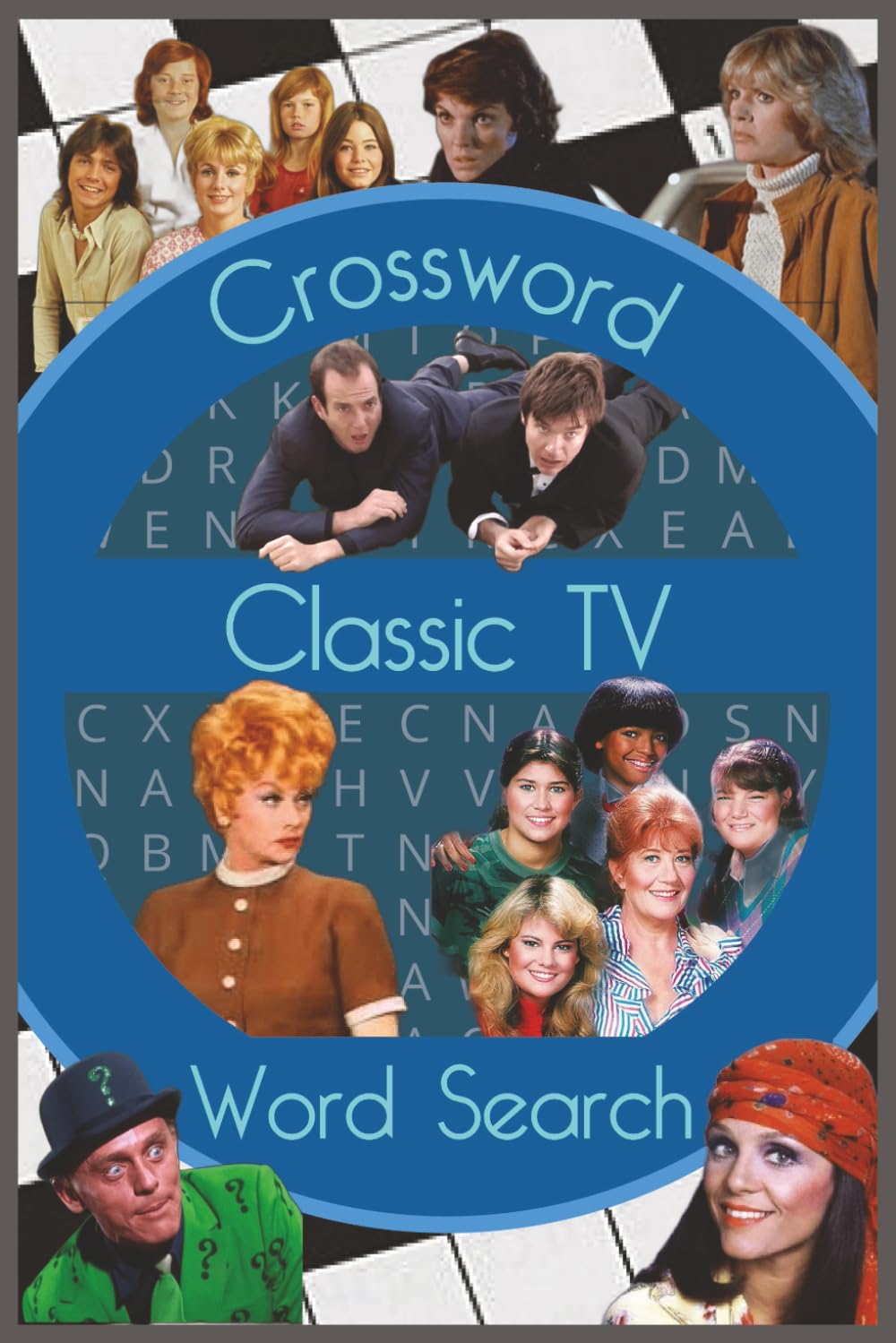 Classic TV Word Search & Crossword Puzzle Book: Relax, Unwind, and Relive the Golden Age of Television