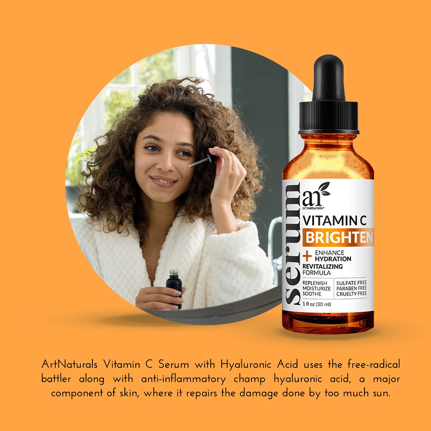 artnaturals AntiAging Vitamin C Serum (1 Fl Oz / 30ml) with