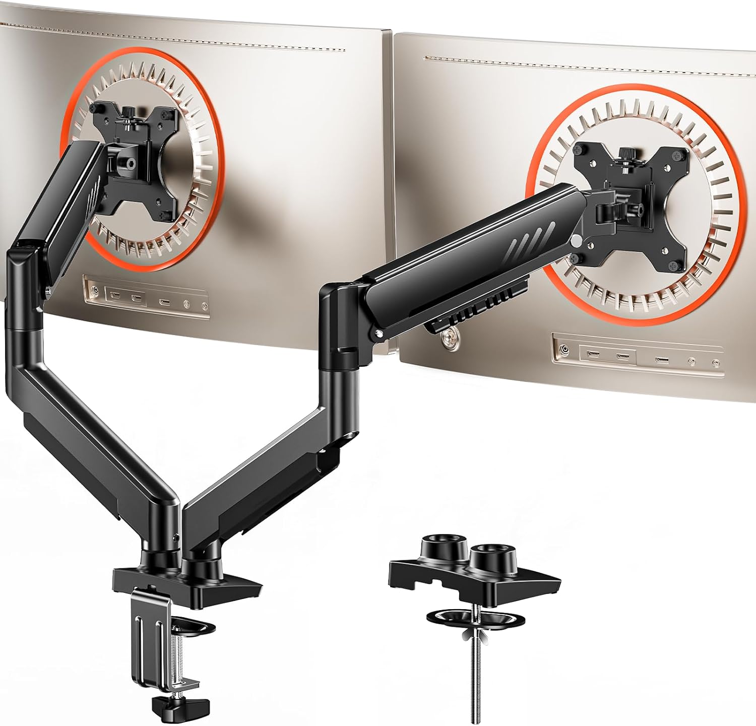 ErGear Dual Monitor Arm, Full Adjustable Monitor Mount...