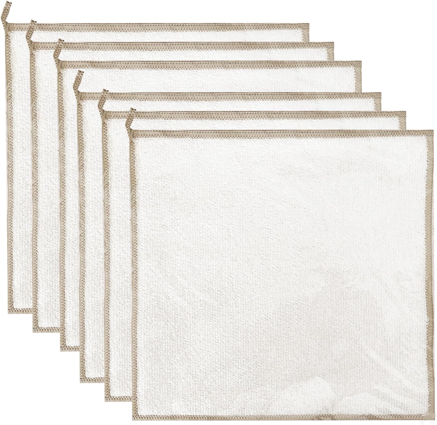 Jebblas Bamboo Dish Cloths,Lint Free Cleaning Cloth,Bamboo Fiber