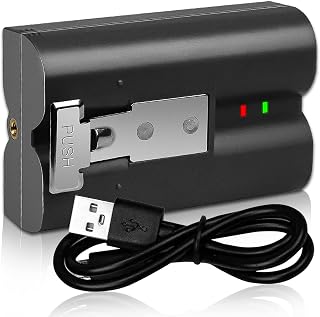 Venghts 6040mAh 3.65V Replacement Battery with Charger Station for Ring-Doorbell Camera 2/3/4 Spotlight Camera and Stick Up Cam Rechargeable Upgraded Batteries 3.65V Camera Indoor