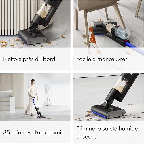 Dyson WashG1™ Nettoyeur de sols durs – Nettoyage Humide Puissant (Noir/Bleu) - 10