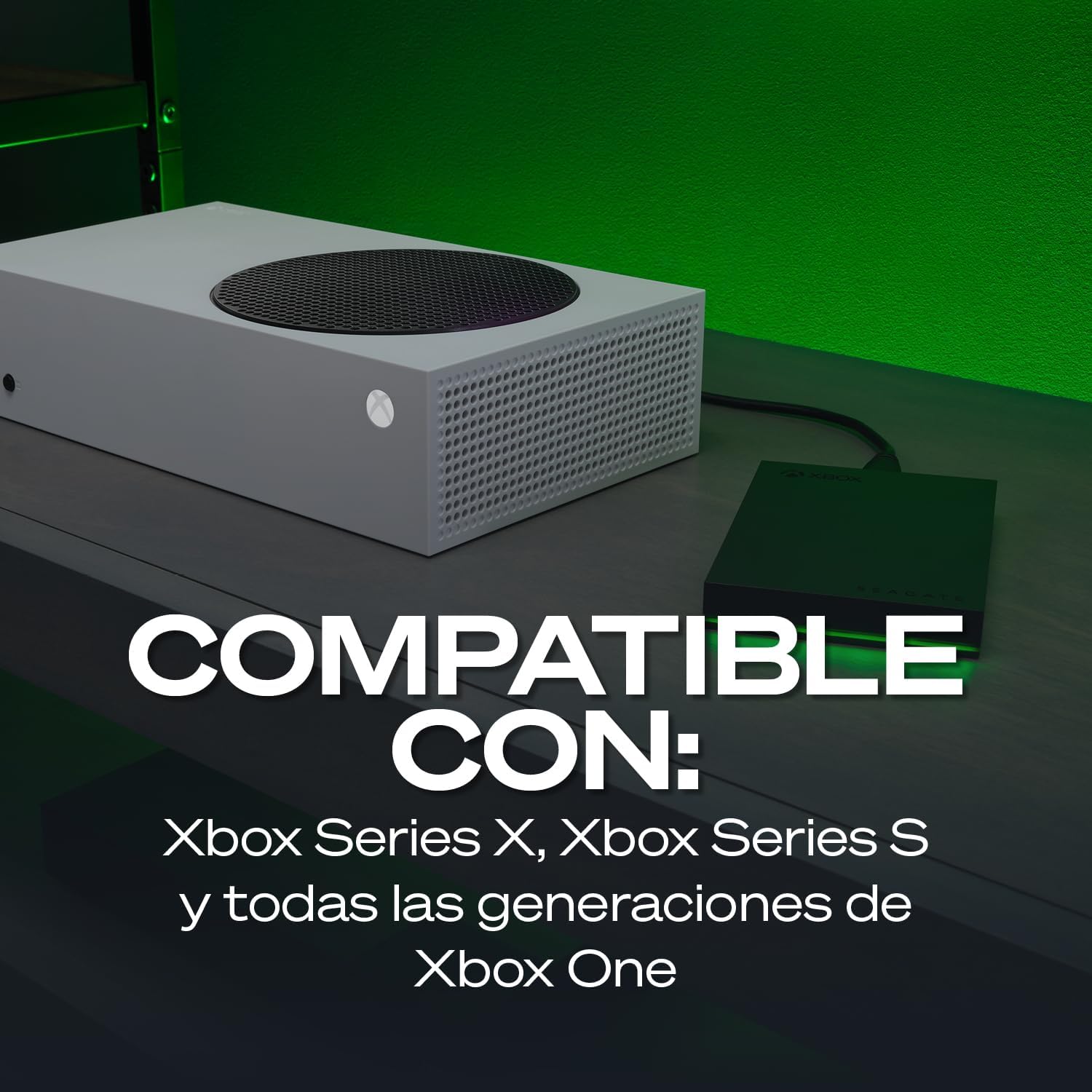 Seagate Game Drive for Xbox 2TB, Unidad de disco duro (HDD) externa portátil, USB 3.2 Gen 1, negra, certificación Xbox, LED RGB, Rescue Services (STKX2000403) 11