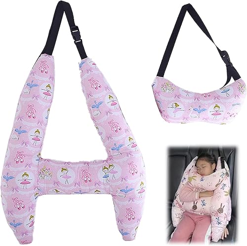Almohadas de viaje para niños, almohada de automóvil para adultos y niños, almohada de viaje en forma de H para ayudar a mejorar la comodidad del