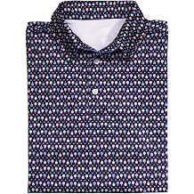 ChalkTalkSPORTS Pickleball Polo Shirt - Short Sleeve - Youth & Adult | SPF 40+ Protection, 3 Button Placket, 6-Way Stretch, Anti-Wrinkle, Dual Sided Printed Collar, Pickleball Gift, Boys & Men