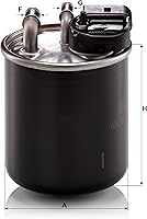 Vista 3 de MANN-FILTER WK 820/16 Filtro de combustible Compatible con ciertos modelos de Mercedes-Benz Sprinter con opción de calefacción de combustible
