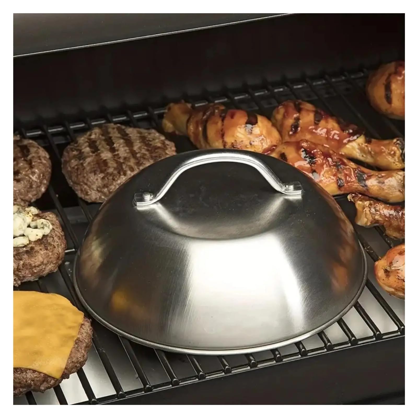 9-calowa osłona na ściągaczkę do piekarnika ze stali nierdzewnej – idealny dodatek do narzędzi do grillowania na kempingu, pikniku i powrocie do szkoły!