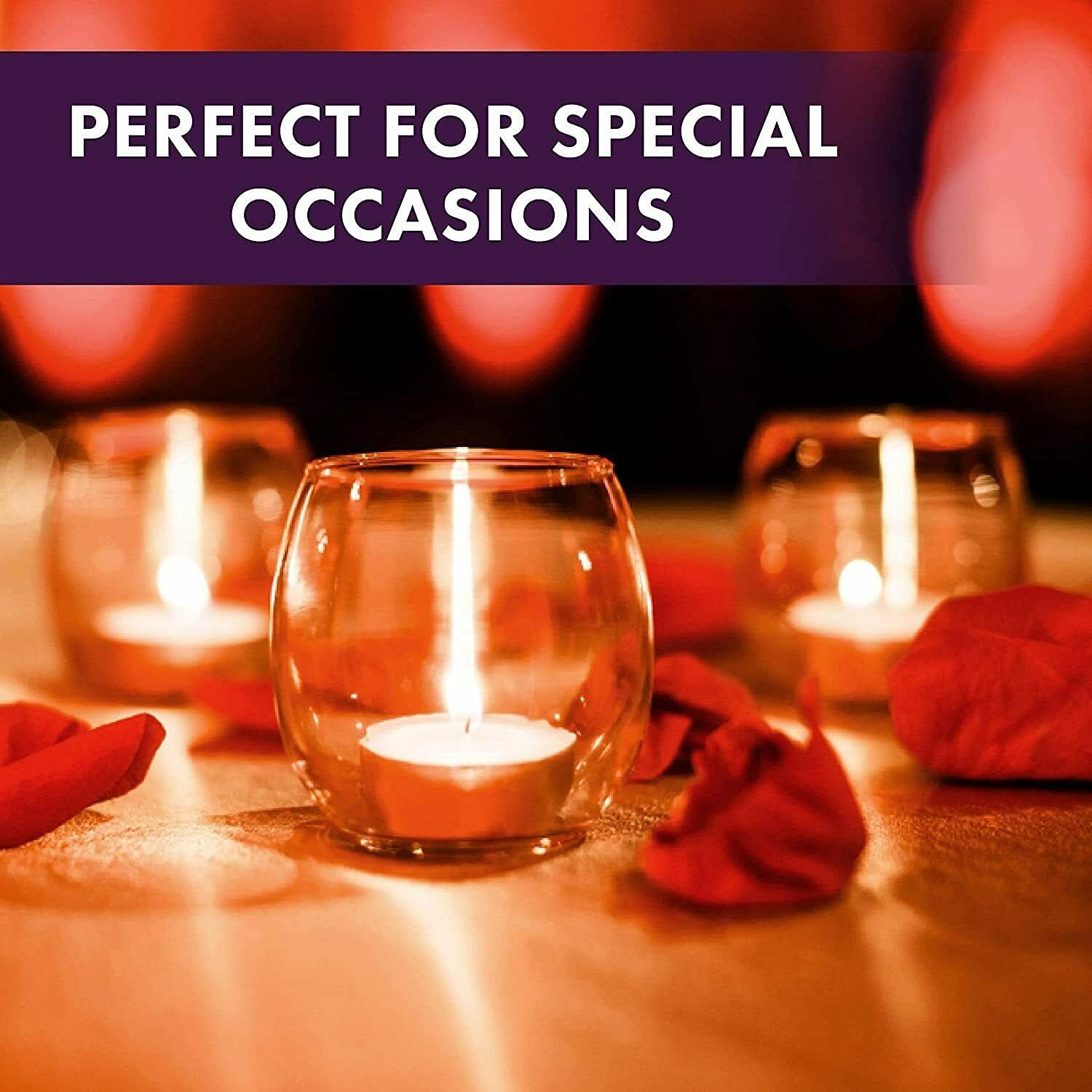 Unscented Tea Light Candles in Bulk, Good for Weddings and All Occasions - 200 Ct