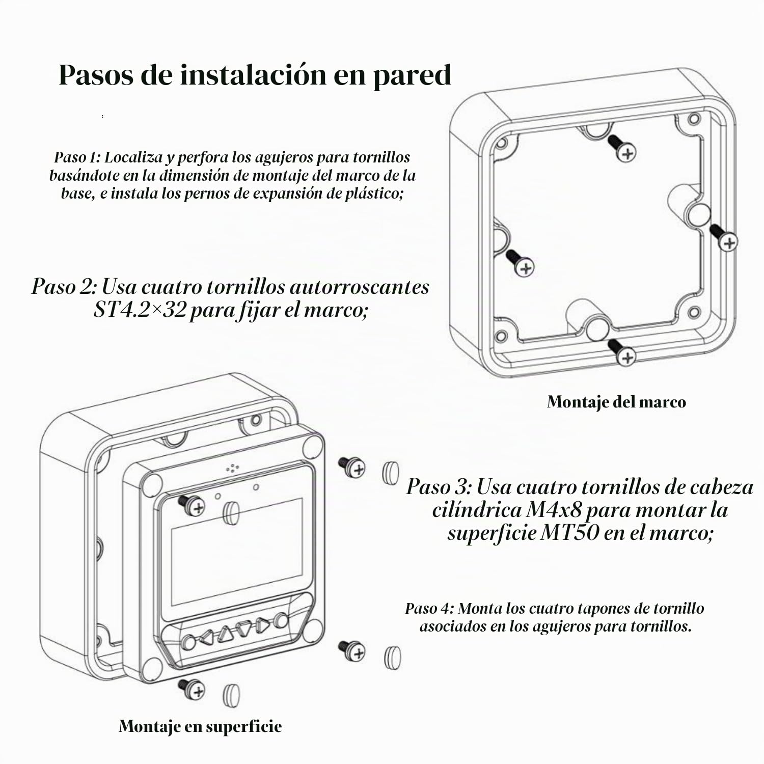 EPEVER Medidor remoto de pantalla LCD MT50 Compatible con controlador solar MPPT como Tracer-BN Tracer-AN LS-B LS-BP VS-BN eTracer iTracer