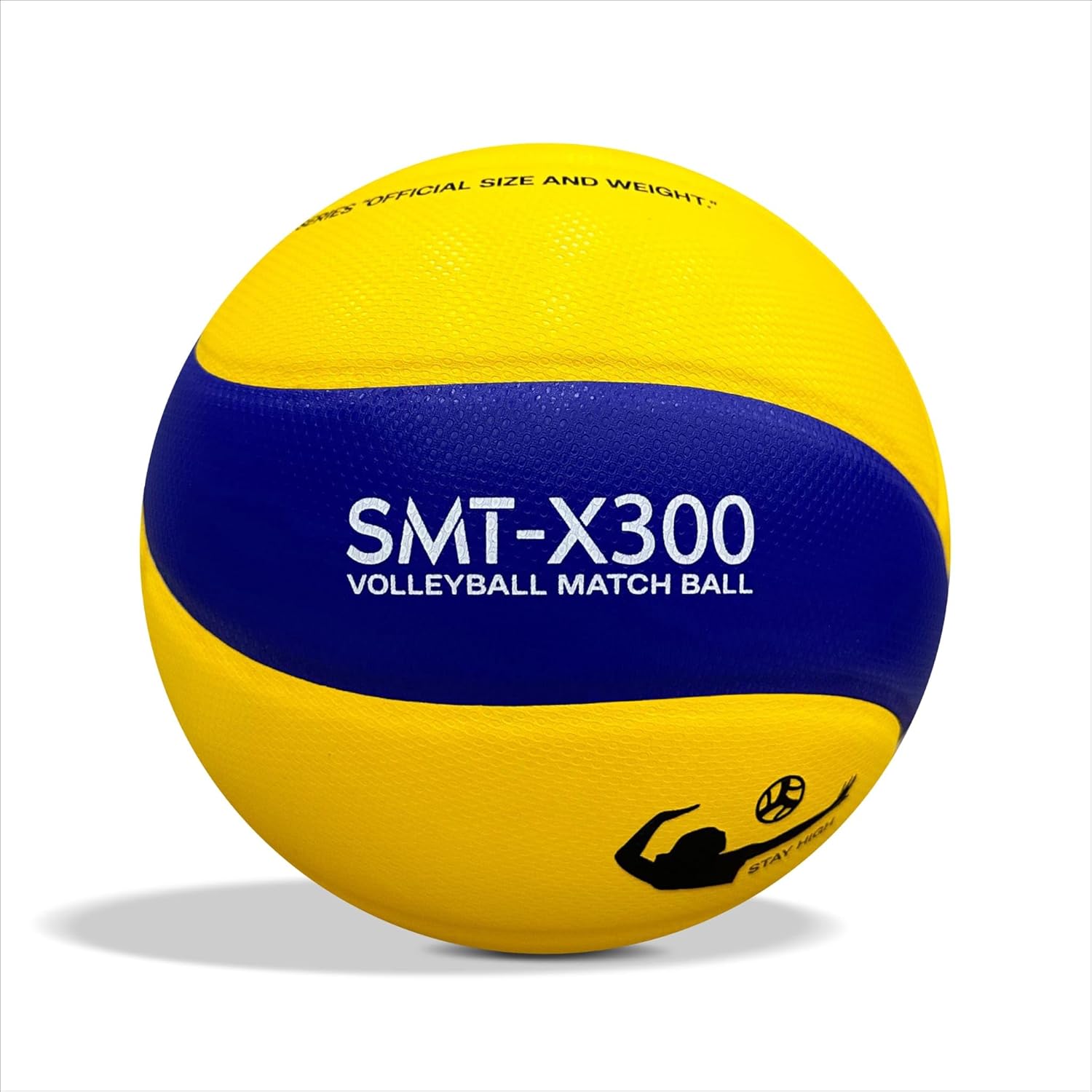 Summit SMT-X300 Professional Match Volleyball – Size 5, 9-Panel Bonded PU Leather, EVA Subfloor, 260–280g – Indoor & Outdoor Use