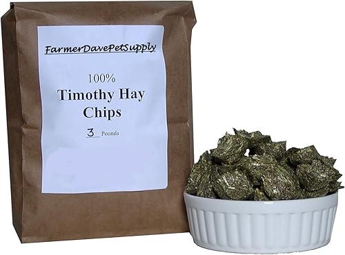 Chips de heno Timothy prémium de 3 libras para mascotas