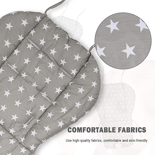 Miniatura 7 de Cojín para silla alta, cojín para silla alta, cojín de asiento de silla alta de bebé, almohadilla de protección para silla de comedor de bebé