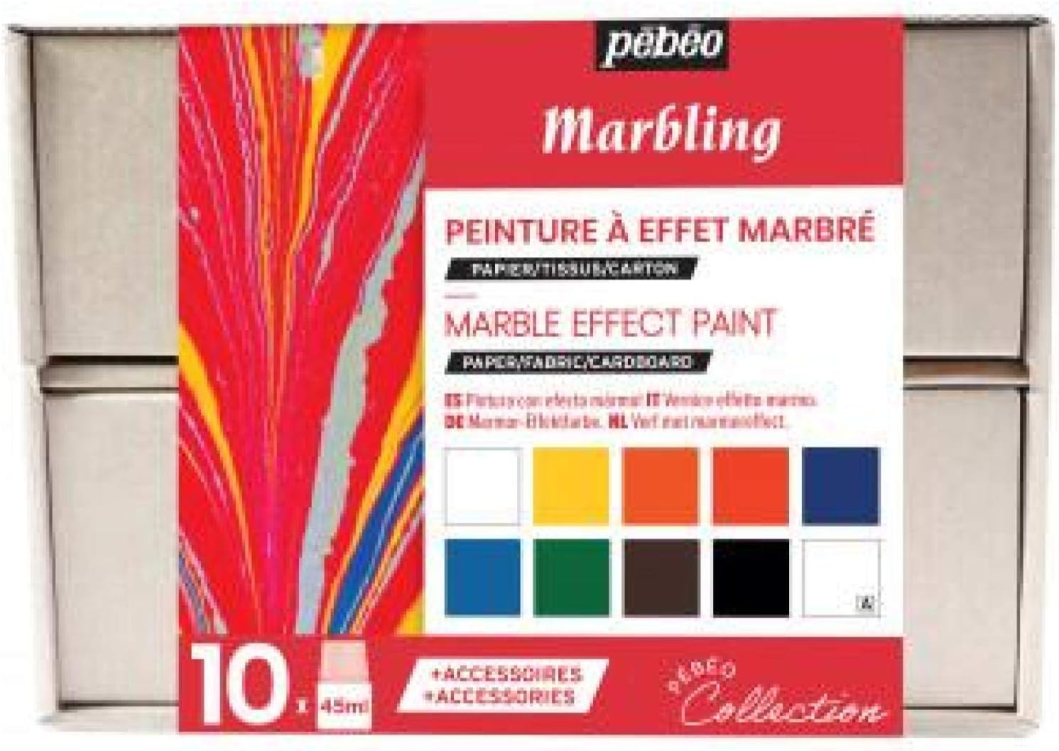 758495 MARBLING Collection Set, Assorted 10X45ML