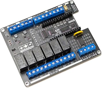 CANADUINO ESP32 PLC-100 for Espressif ESP32-C6-DevKitC, Compatible with Arduino