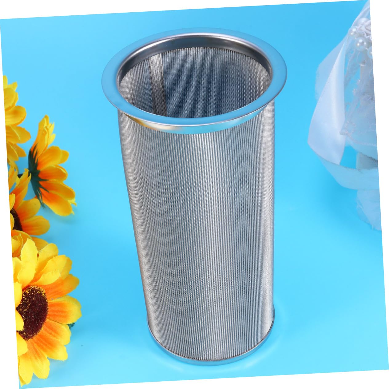 MAGICLULU 2 Uds Filtro De Té Filtro De Café Colador Filtro De Malla Plateado