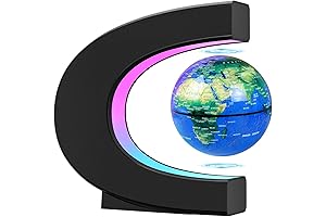 Levitating Earth Globe with LED Light: Transform Your Desk into a Celestial Wonder