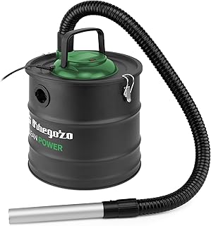 Orbegozo APZ 1200 Aspiradora de Ceniza 1200W, Succión 16 kPa, Depósito 20L, Prefiltro para Polvo Fino, Filtro HEPA Desmontable con Protección Metálica, Función Soplador