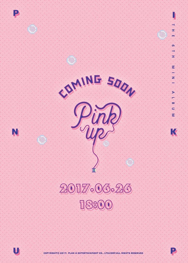 APINK - Pink Up (6th Mini Album) [A ver.] CD+Photobook+Photocard+Folded Poster+Free Gift