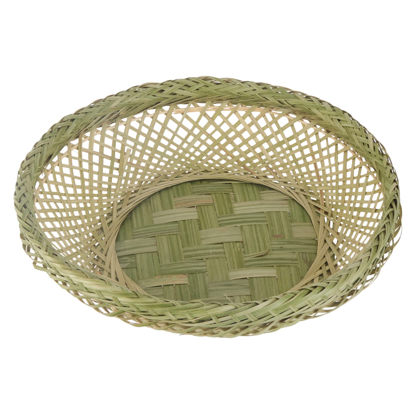 GLEAVI 1Pc Round Woven Storage Basket Organizer Stylish Bread Basket for Home and Versatile Design for Hotels and More