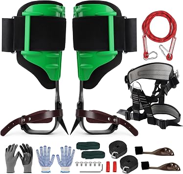 Professional Tree Climbing Spikes Set Height-Adjustable Climbing Spurs