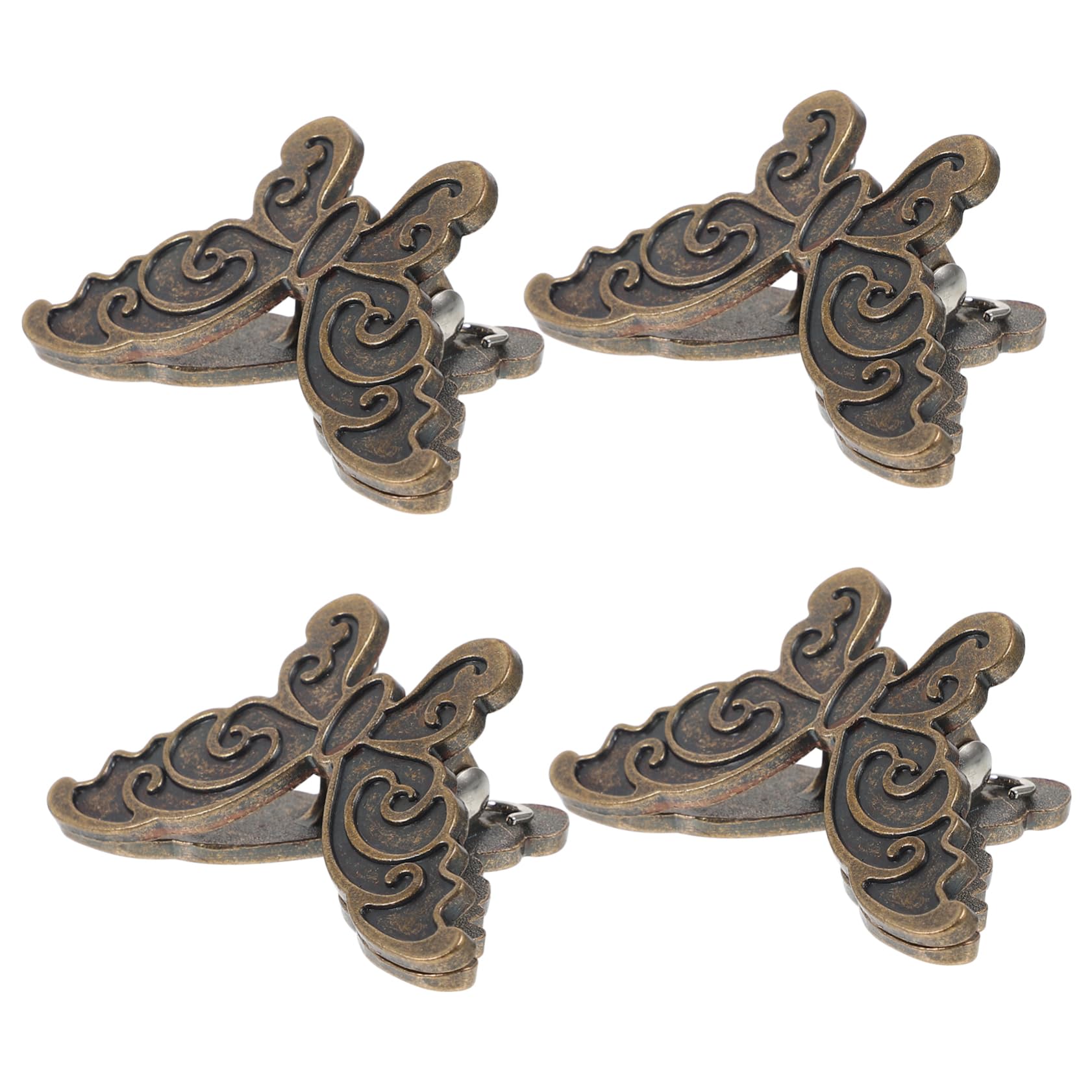 Lurrose 5 Set Eleganti Fermagli A Forma Di Farfalla Fermagli Per Documenti Fermagli Per Carta Fermagli in Metallo Per Diario Piccole Clip Per Ufficio E Scuola 4 Pezzi * 5