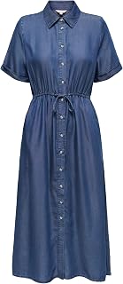 ONLY Female Hemdblusenkleid ONLCHARIS Langes Kleid