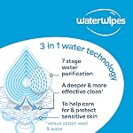 Lingettes WaterWipes Sensitive+ Nouveau-Né & Bébé, 3-En-1 Nettoie, Prend Soin, Protège, 99,9% Eau, Sans Parfum & Hypoallergénique, 720 Compte (12 Paquets)