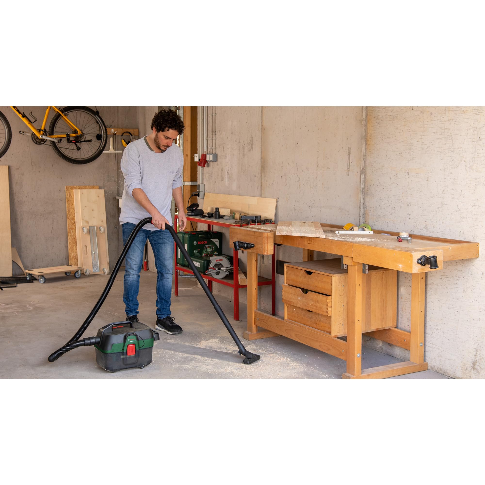 Bosch AdvancedVac 18V-8 Akku Nass- und Trockensauger 18V System mit Zubehörset