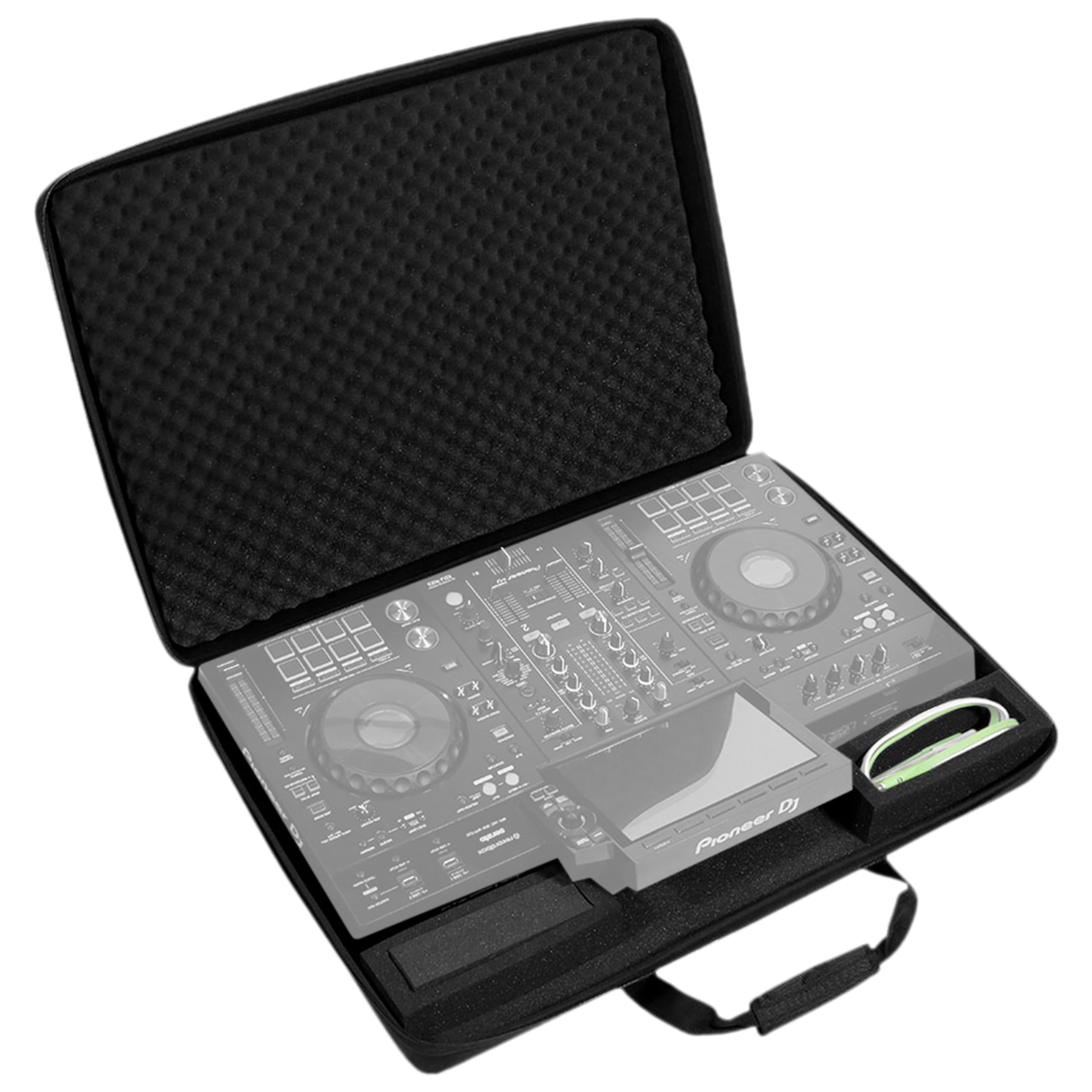Walkasse W-MCB-XDJRX3 Valigia DJ EVA Pioneer XDJ-RX3 nera (Shoulder Bag), Nero, De mano, Valigia EVA Hardcase