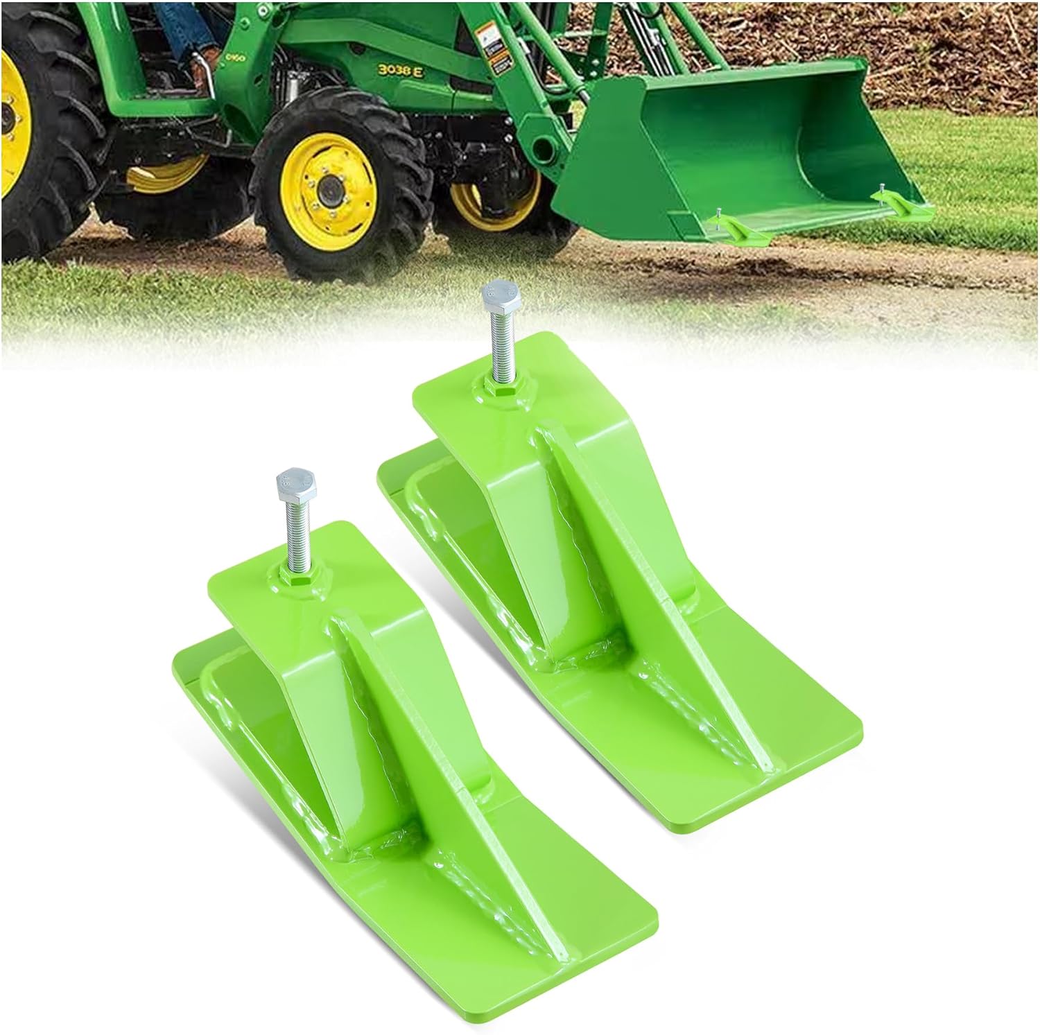 Migoda Heavy Duty Tractor Bucket Protector 2pcs Ski Edge