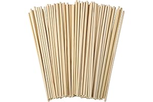 150 Pcs Unfinished Natural Bamboo Sticks for Art Projects