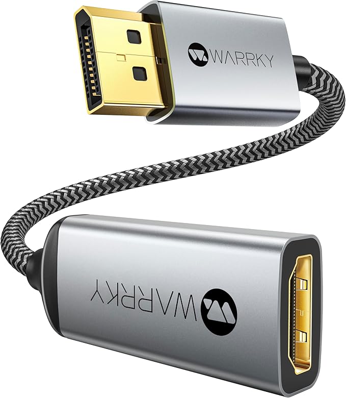 Display Port Hdmi Cavo BeMatik - Adattatore Da DisplayPort A HDMI Maschio-Femmina Con A 15 Cm Cavo Display Port - Foto 10