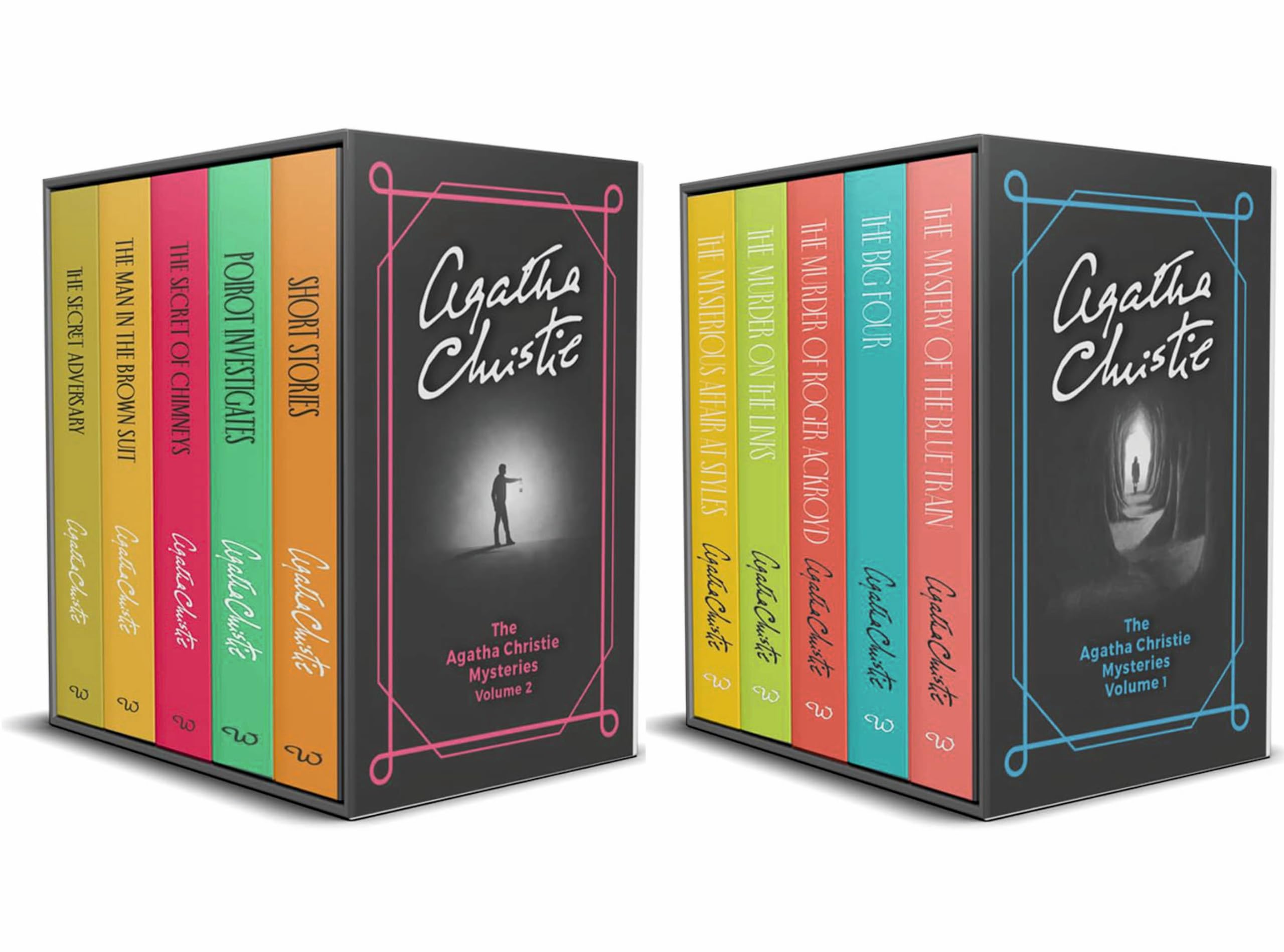 Agatha Christie Books Collection Set of 10 – Mystery Novels Including The Mysterious Affair at Styles, The Murder of Roger Ackroyd & More
