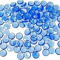 Vista 9 de HappyFiller 630 PCS Canicas Planas de Acrílico Gemas de Cristal Falsas para Rellenos de Jarrones de Vidrio, Manualidades, Confeti de Fiesta, Centros