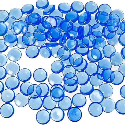 Miniatura 9 de HappyFiller 630 PCS Canicas Planas de Acrílico Gemas de Cristal Falsas para Rellenos de Jarrones de Vidrio, Manualidades, Confeti de Fiesta, Centros
