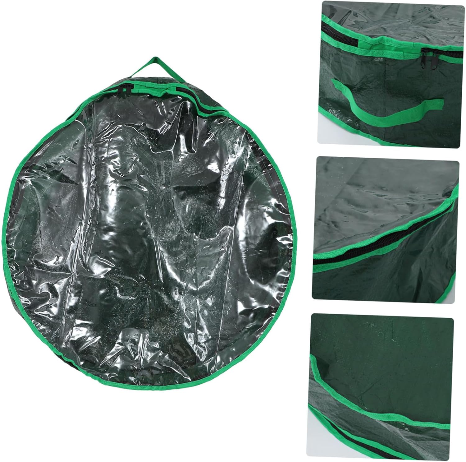 KOMBIUDA 1pc Christmas Wreath Storage Bag Window Container for Holiday Decoration and Non-deforming Design for Storing Festive Wreaths