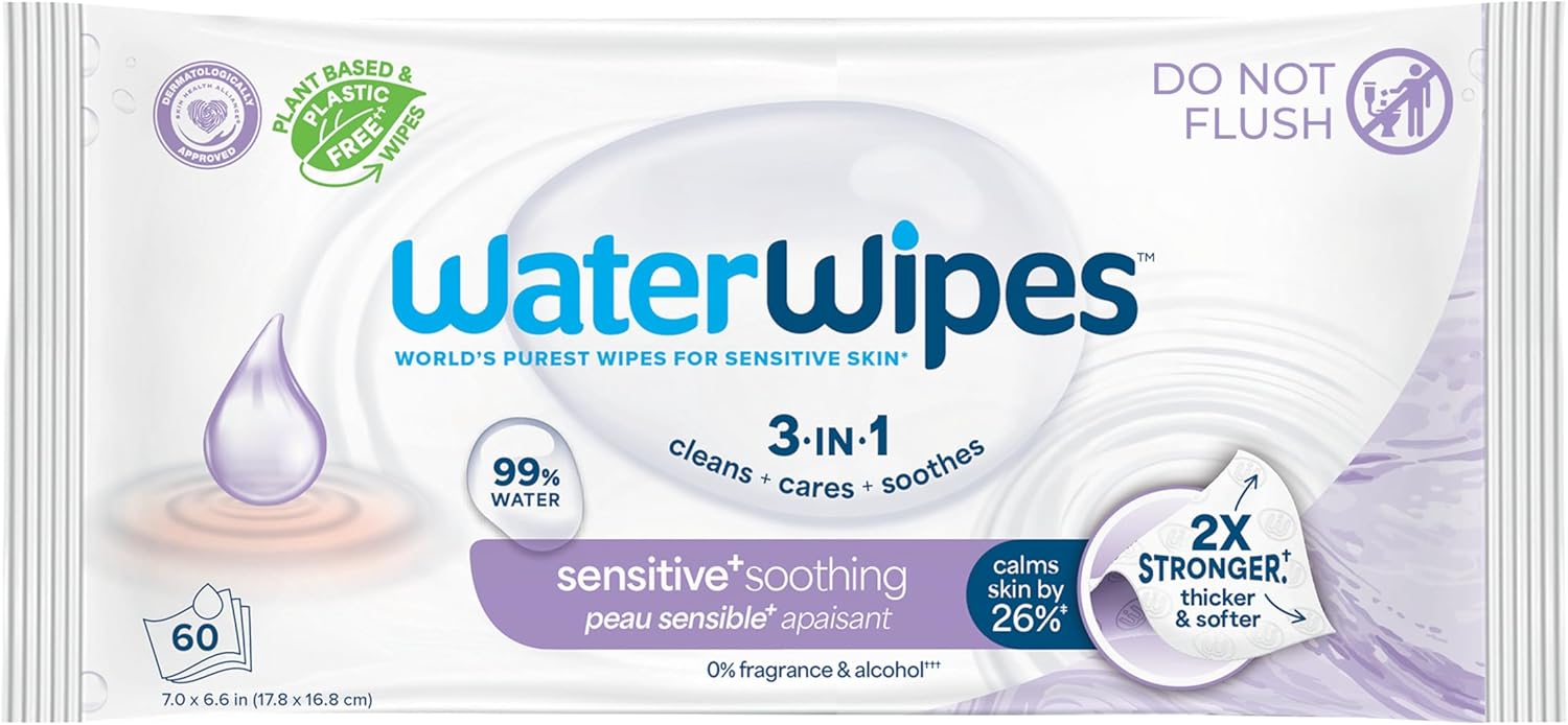 Sensitive+ Hydrating Boost Wipes, 3-In-1 Cleans, Cares,