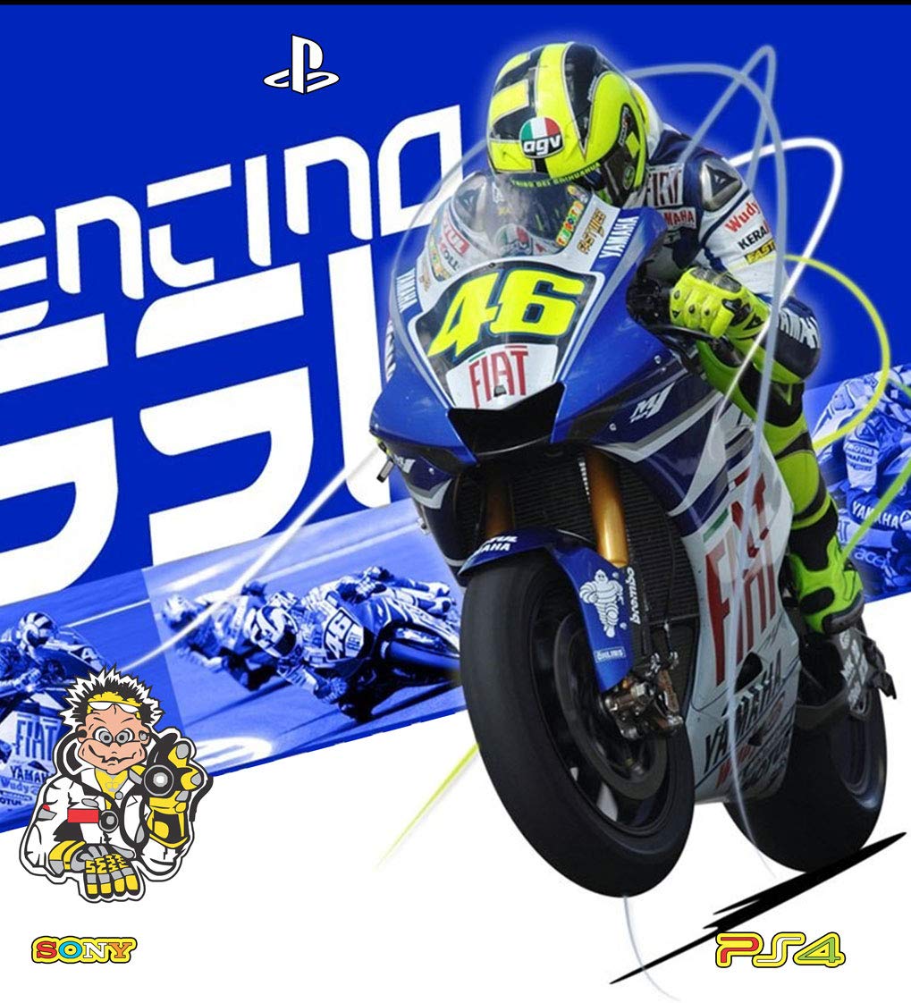 Skin PS4 HD Valentino Rossi The Doctor 46 Limited Edition Decal Couverture Adhésif