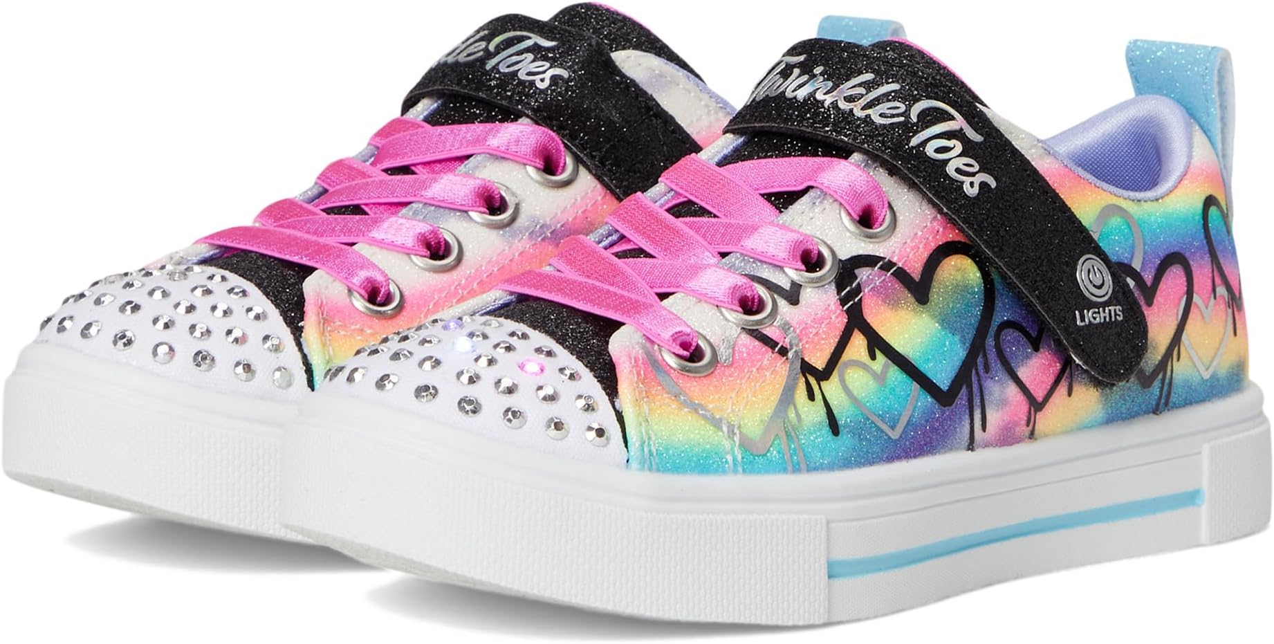 SKECHERS KIDS Twinkle Sparks - Ombre Love 314823L (Little Kid),All Products : American Fashion Style Bags On Sale