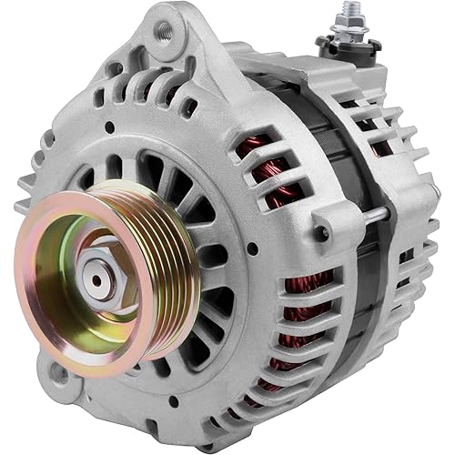 SCITOO Alternator Fits for Infiniti for I30 1998-2000,for Infiniti for I35 2002-2004,for Nissan for Maxima 1995-2000 2002-2003,for Nissan for Murano 2003-2007 12V 125Amp CW 6-Groove 13612