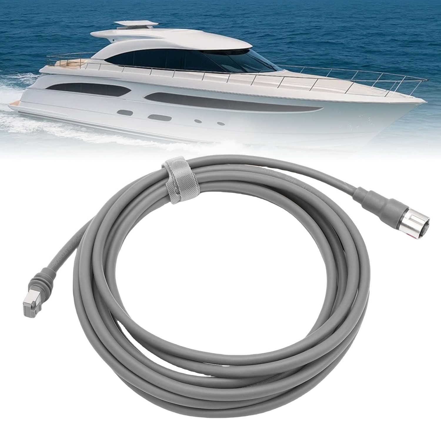 GOTOTOP Rectangular Satellite Cable, 23AWG Replacement Cable 10m for Gen 3 Performance Dish Antennae