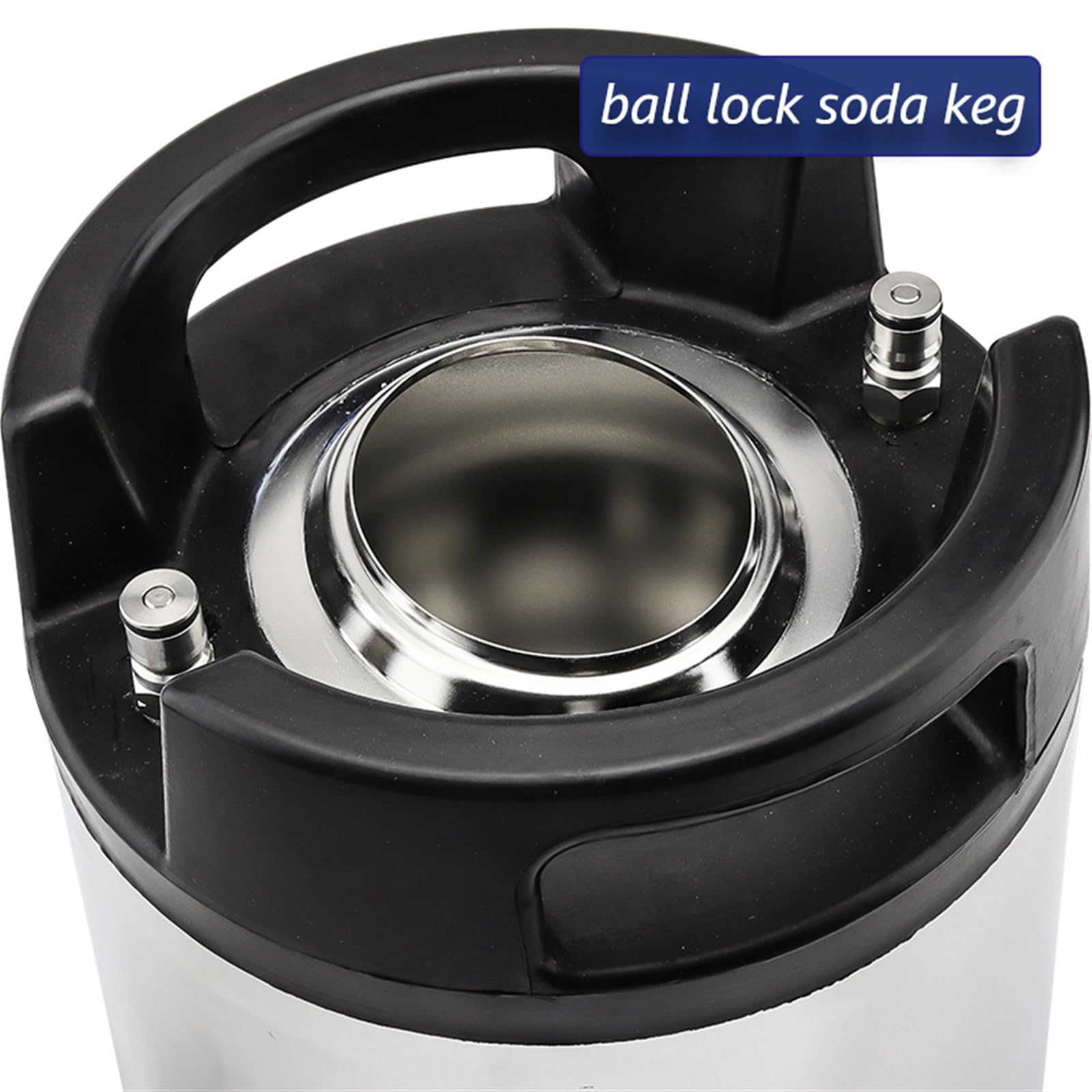 Produzione di Birra 19L Homebrew Keg, Contenitore per fusti di Birra alla Spina con connessione di disconnessione con Blocco a Sfera Standard Birra Fatta in casa