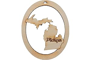 Michigan Wolverines Men's Apparel Inspired Ornament