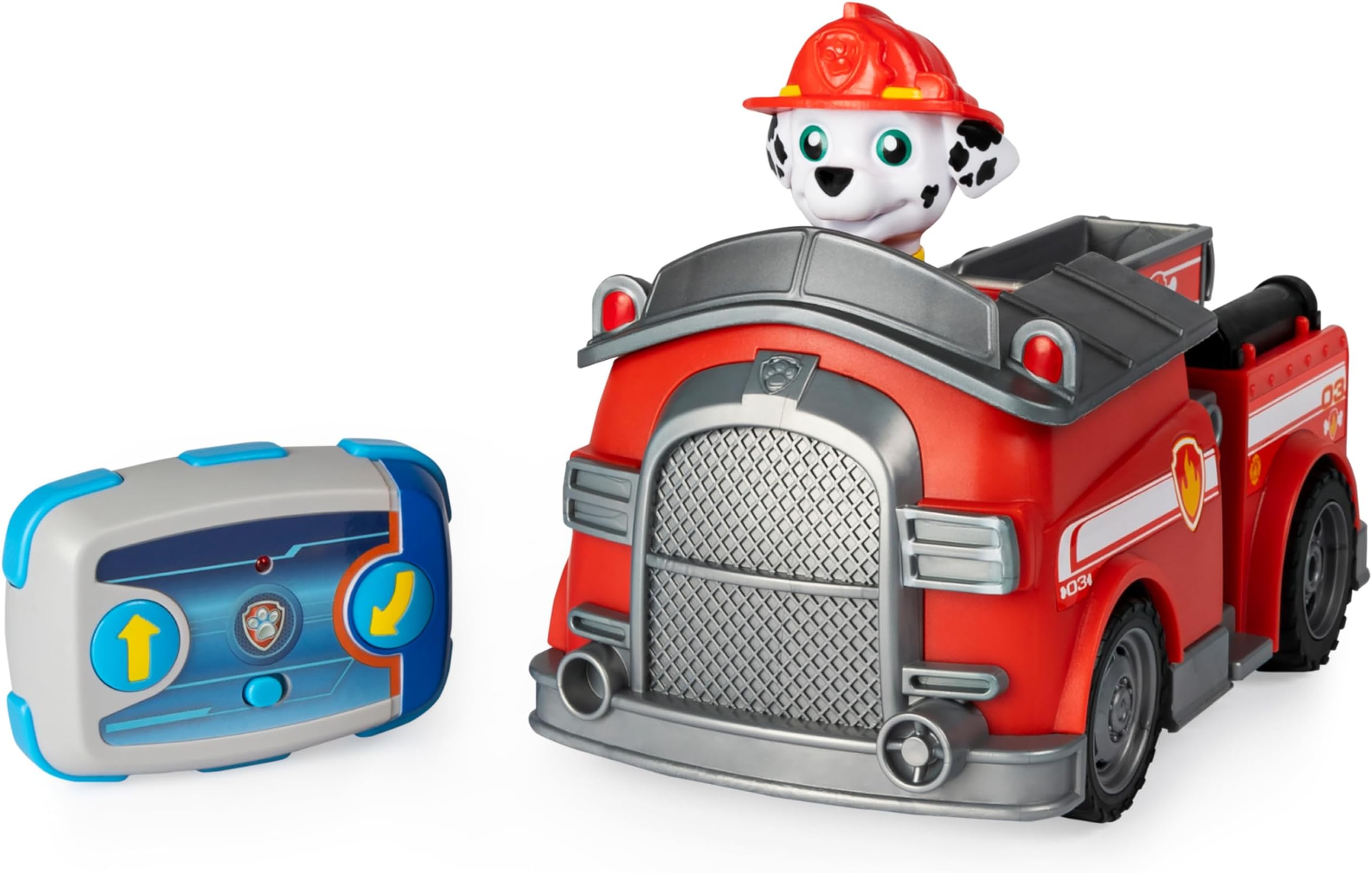 Paw Patrol, Marshall Remote Control Fire Truck with 2-Way Steering, for Kids Aged 3 and Up