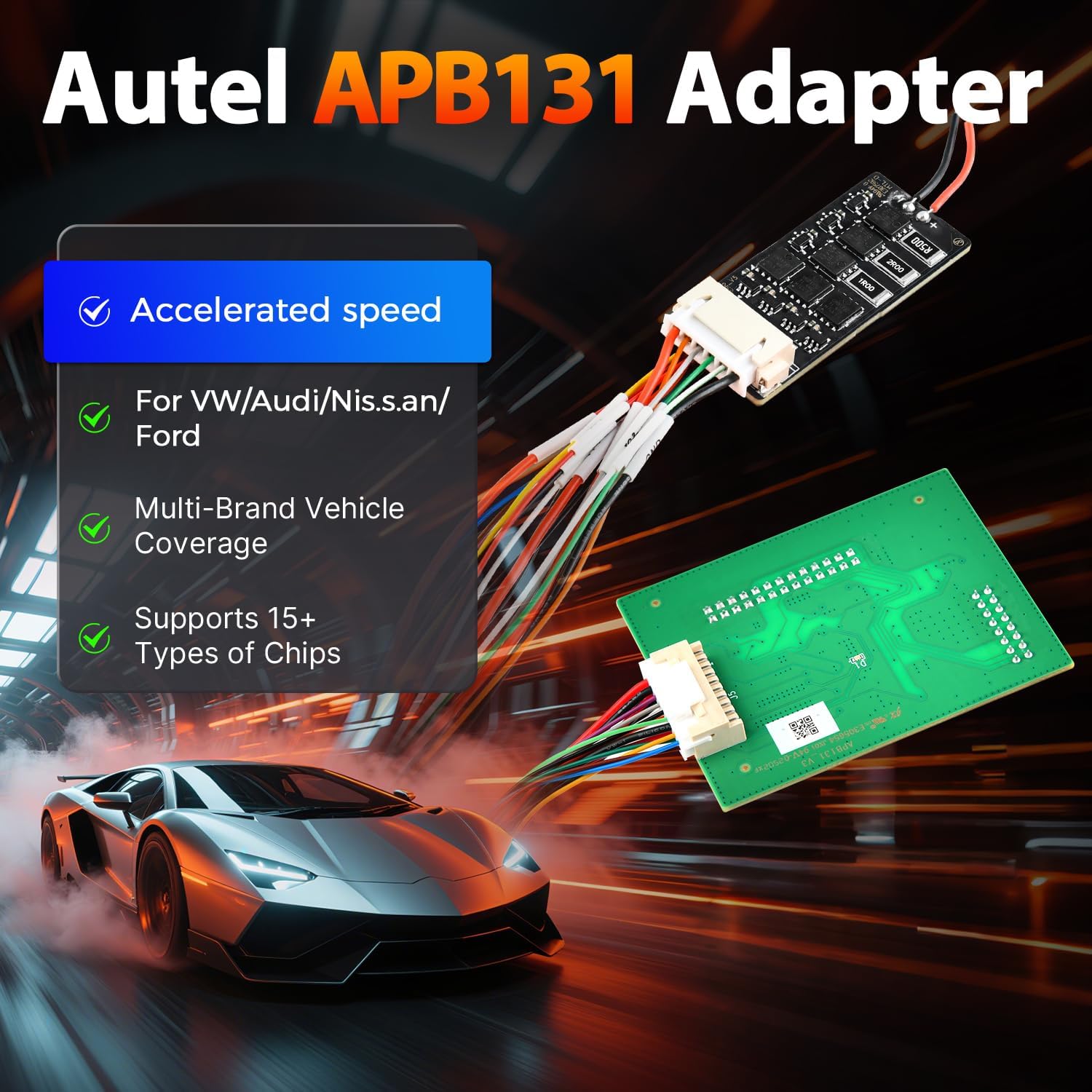 2026 Autel MaxiIM APB131 Adapter, for VW MQB V850 RH850 Audi BCM2 Ford N.is-san, Work with Autel IM608 PRO II IM608 PRO IM508S PRO, XP400 or XP400 PRO