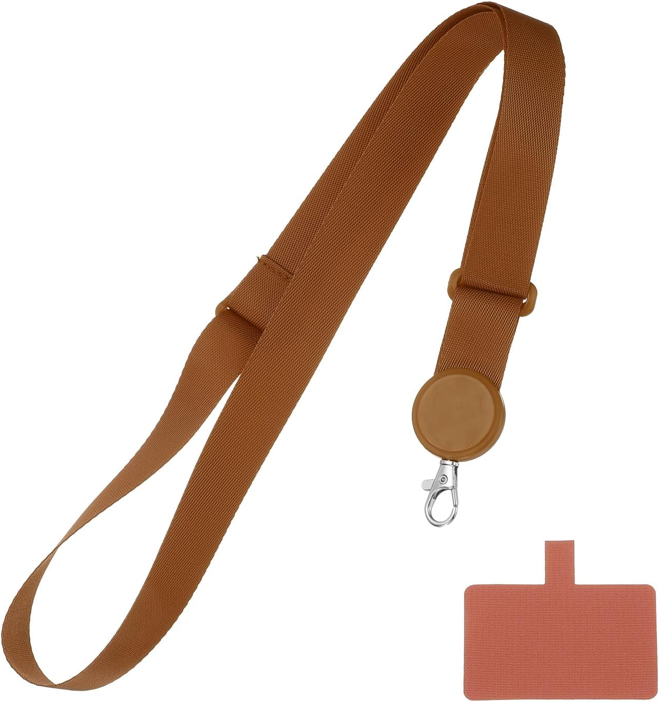 Laccio Per Smartphone PATIKIL – Cinturino Regolabile Da Collo Con Tracolla E Patch, Universale Per Cellulare, Bianco, Lunghezza 160 Cm, Per Escursioni E Sport - 3