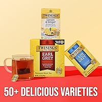 Vista 234 de Twinings Blackcurrant Breeze - Té negro, 6 paquetes de 20 unidades, bolsas de té envueltas individualmente, dulce, sabor picante, con cafeína