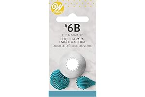 Wilton #8B Piping Tip for Cake Decorating, Cupcake Decorating, and Cookies: Decorate Like a Pro